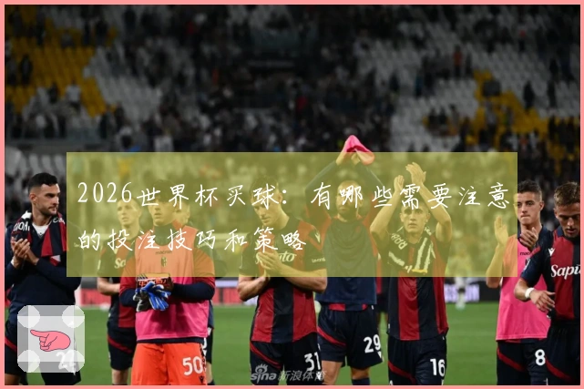 2026世界杯买球：有哪些需要注意的投注技巧和策略